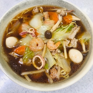 五目あんかけラーメン